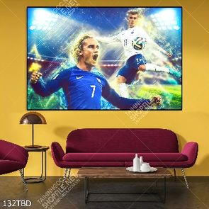 Tranh cầu thủ Griezmann Antoine