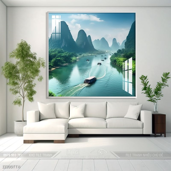 Tranh treo phòng khách theo phong thủy