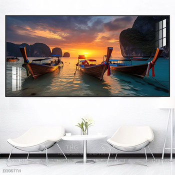 Tranh phong thủy sơn thủy đẹp