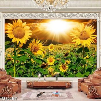 Tranh cánh đồng hoa hướng dương 13311NT