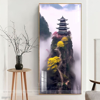 Tranh phong thủy sơn thủy đẹp