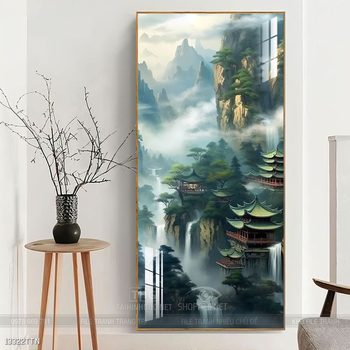 Tranh phong thủy sơn thủy hữu tình