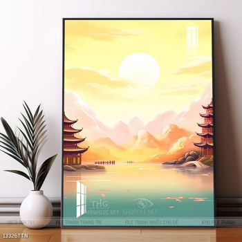 Tranh phong thủy nghệ thuật decor