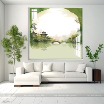 Tranh phong thủy sơn thủy đẹp