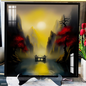 Tranh phong thủy sơn thủy hữu tình