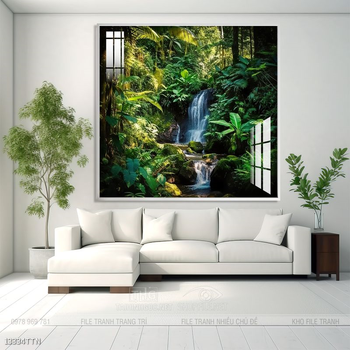 Tranh phong thủy treo trang trí phòng khách