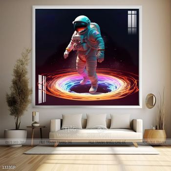 Tranh phi hành gia treo tường