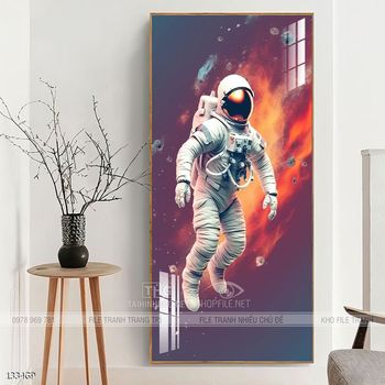 Tranh nghệ thuật phi hành gia treo tường