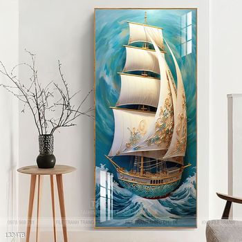 Tranh thuận buồm xuôi gió treo tường đẹp