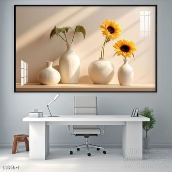 Tranh bình hoa đẹp