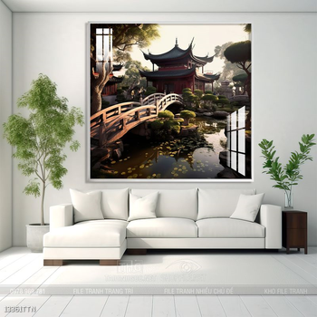 Tranh phong thủy sơn thủy hữu tình