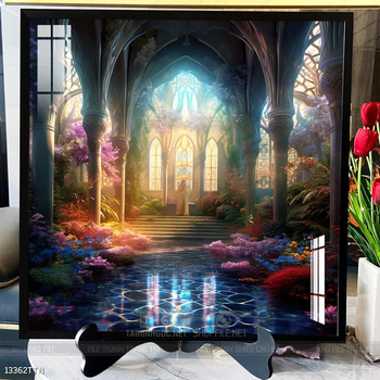 Tranh phong thủy nước non tuyệt đẹp