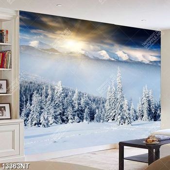 Tranh khu rừng mùa đông 13363NT