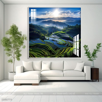 Tranh treo phòng khách theo phong thủy