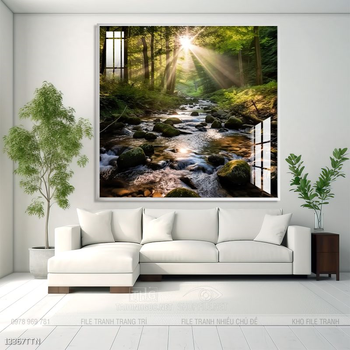 Tranh phong thủy nghệ thuật đẹp nhất