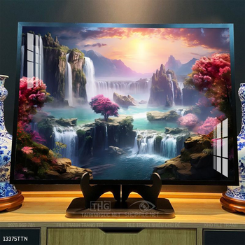 Tranh phong thủy nước non tuyệt đẹp