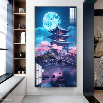 Tranh phong thủy sơn thủy hữu tình