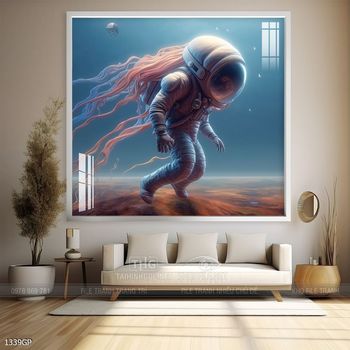 Tranh treo tường nghệ thuật phi hành gia