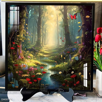 Tranh phong thủy sơn thủy hữu tình