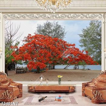 Tranh hoa phượng nở