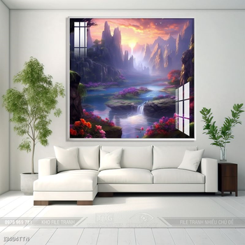 Tranh phong thủy nghệ thuật decor