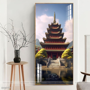 Tranh phong thủy sơn thủy hữu tình