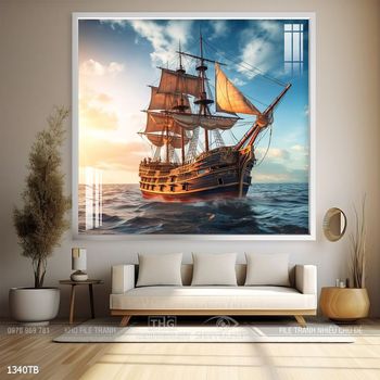 Tranh thuyền và biển