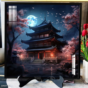 Tranh phong thủy nước non tuyệt đẹp