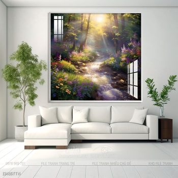 Mẫu tranh phong thủy đẹp và ý nghĩa