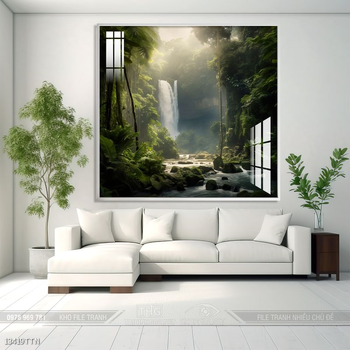 Tranh phong thủy sơn thủy đẹp