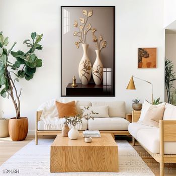 Tranh bình hoa đẹp trang trí tường