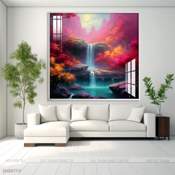 Tranh treo phòng khách theo phong thủy