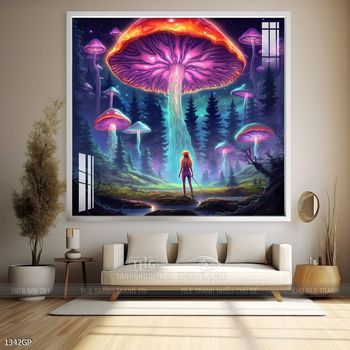 Tranh phi hành gia treo tường