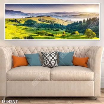 Tranh phong cảnh núi rừng xanh 13442NT