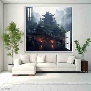 Tranh phong thủy nghệ thuật decor