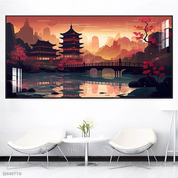 Tranh phong thủy sơn thủy đẹp