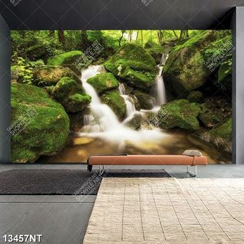 Tranh thác nước trong rừng 13457NT