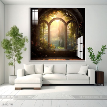 Tranh phong thủy sơn thủy hữu tình