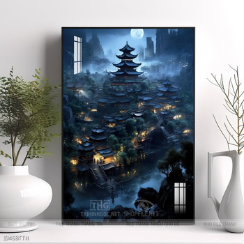 Tranh phong thủy treo trang trí phòng khách