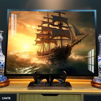 Tranh thuận buồm xuôi gió trang trí tường nhà