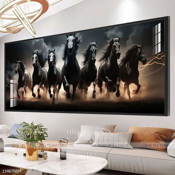 Tranh ngựa treo tường