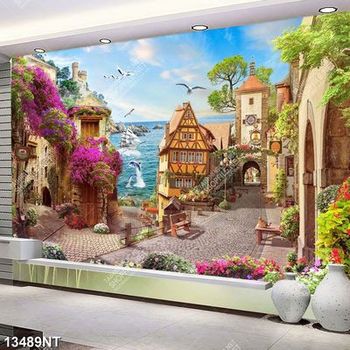 Tranh phong cảnh tuyệt đẹp psd