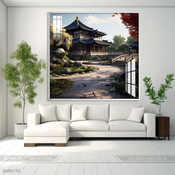 Tranh treo phòng khách theo phong thủy