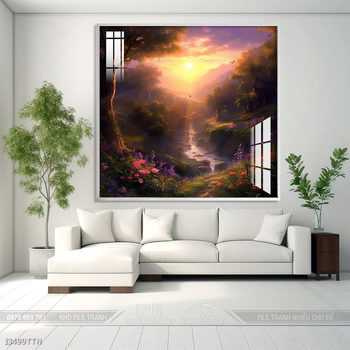 Mẫu tranh phong thủy đẹp và ý nghĩa