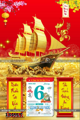 File lịch tết thuận buồm xuôi gió lịch thuyền buồm vượt gió rẽ sóng 1349LT