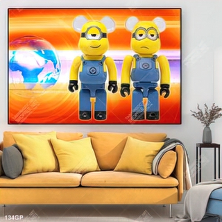 Tranh file gốc gấu bearbrick đẹp ấn tượng