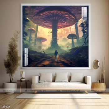 Tranh treo tường phi hành gia vũ trụ