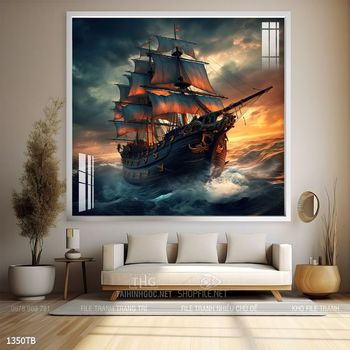 Tranh thuận buồm xuôi gió đẹp