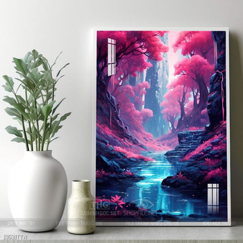 Tranh phong thủy sơn thủy hữu tình