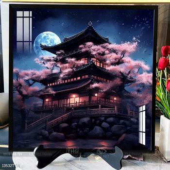 Tranh phong thủy nước non tuyệt đẹp